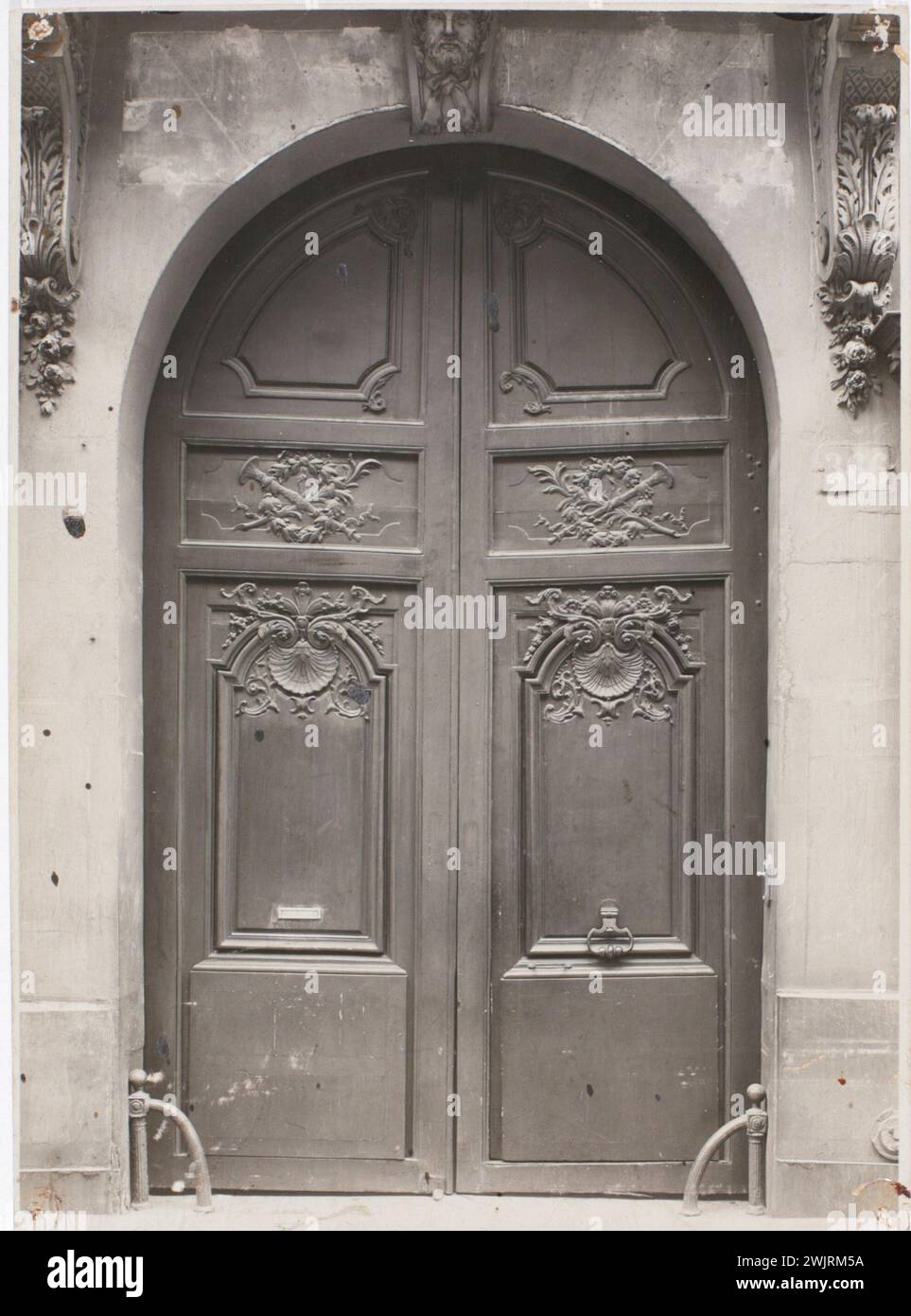 Lansiaux, Charles Joseph Antoine (N.1855-03-09-D.1939-04-06), 366, rue Saint-Honoré, 8. Arrondissement, Paris, 1916. gerichtete Gelatinesteige. Carnavalet Museum, Geschichte von Paris. Stockfoto