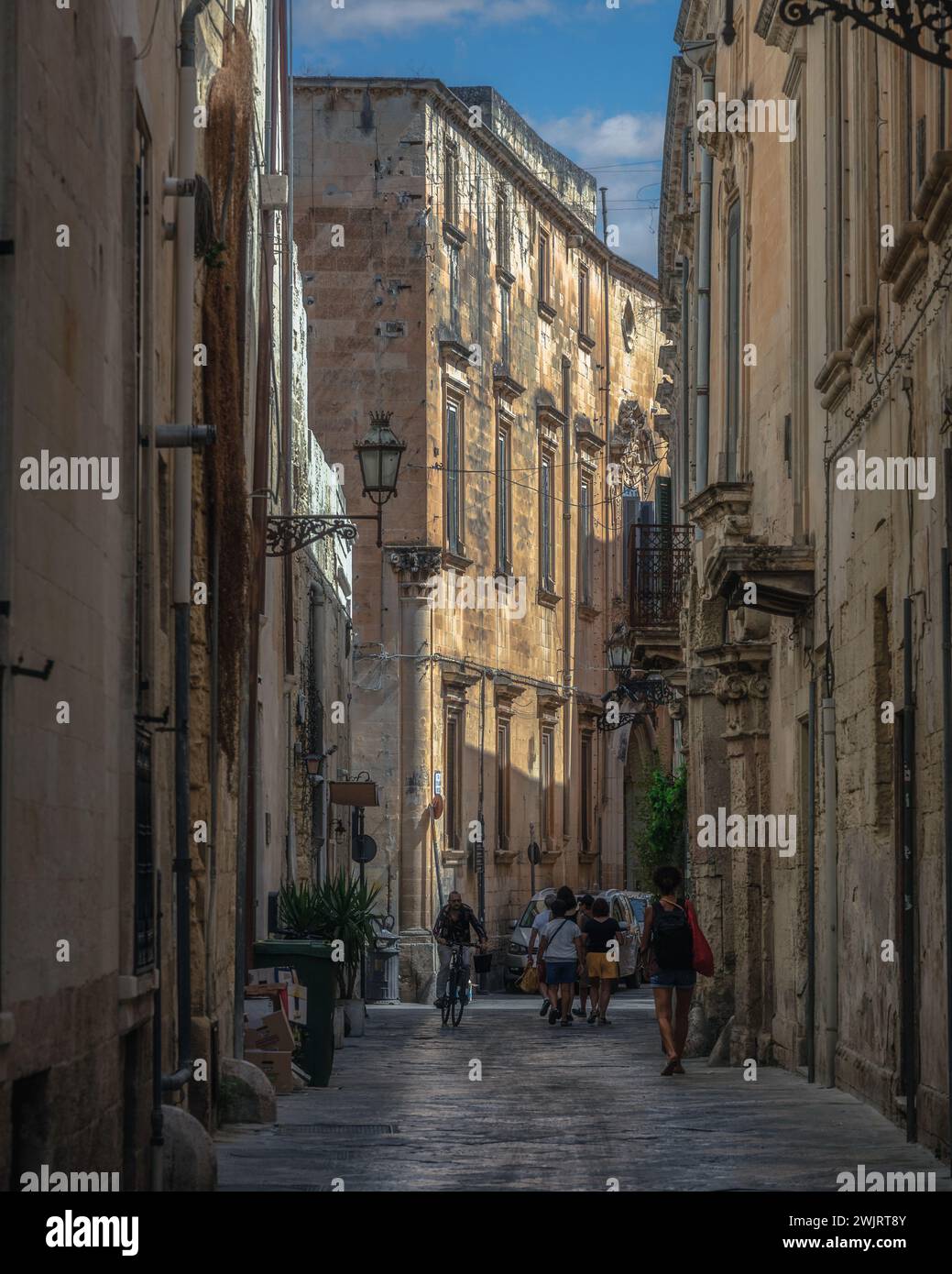 Die Stadt Lecce in Italien Stockfoto
