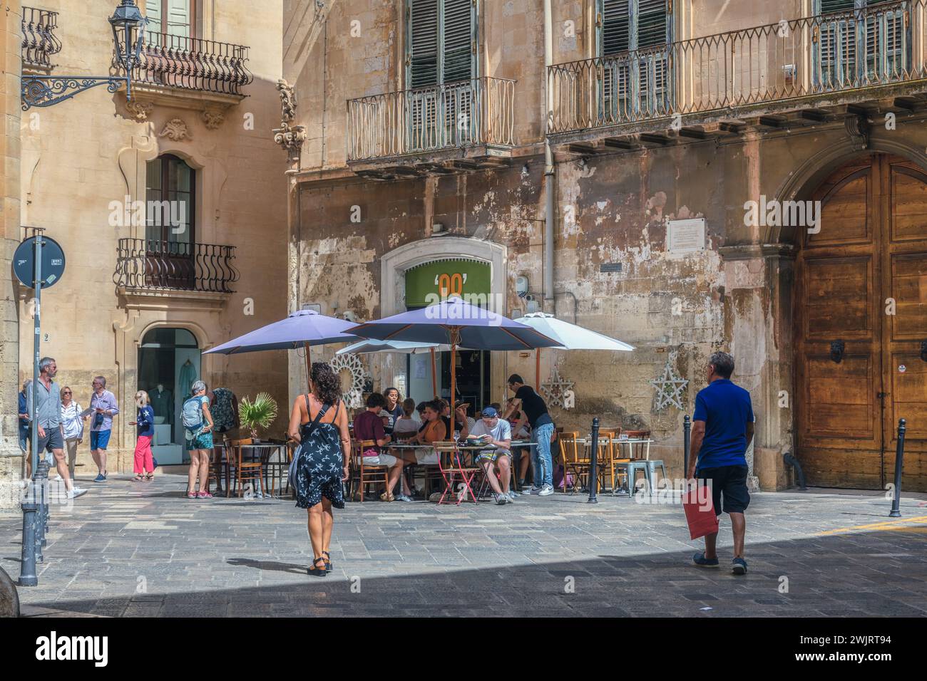 Die Stadt Lecce in Italien Stockfoto