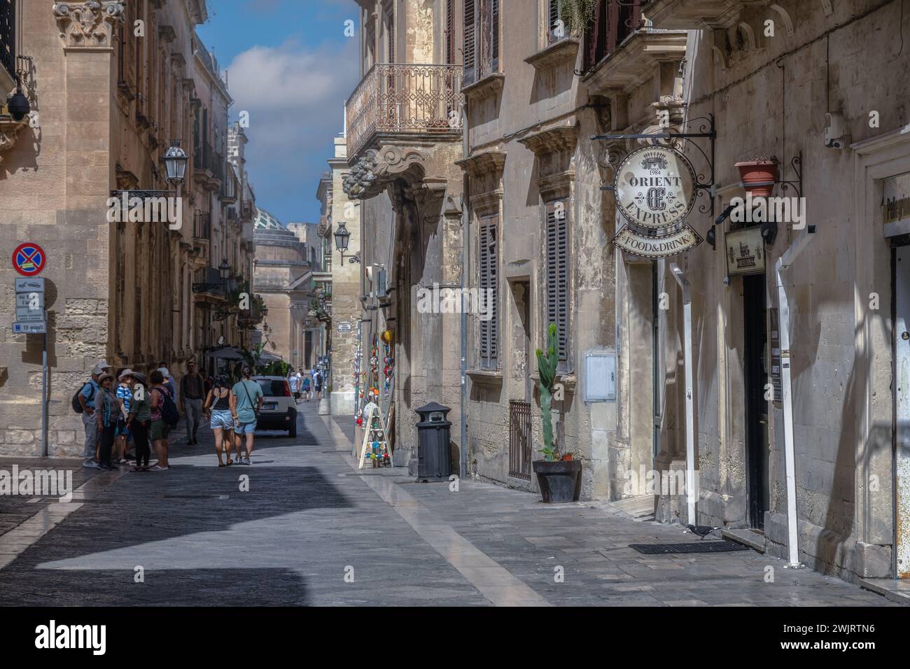 Die Stadt Lecce in Italien Stockfoto