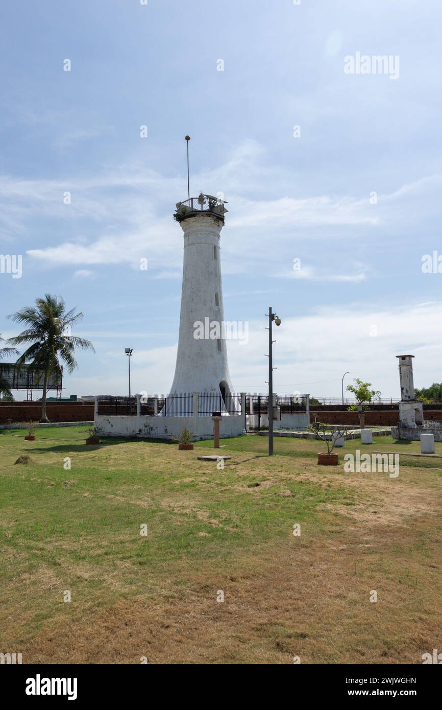 Leuchtturm in Kubu Kuala Kedah Stockfoto