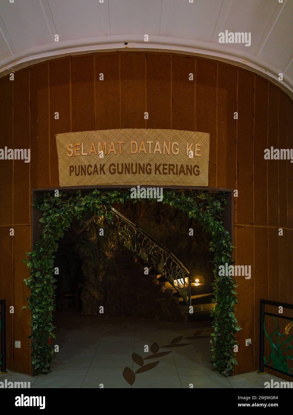 Puncak Gunung Keriang Kedah Stockfoto