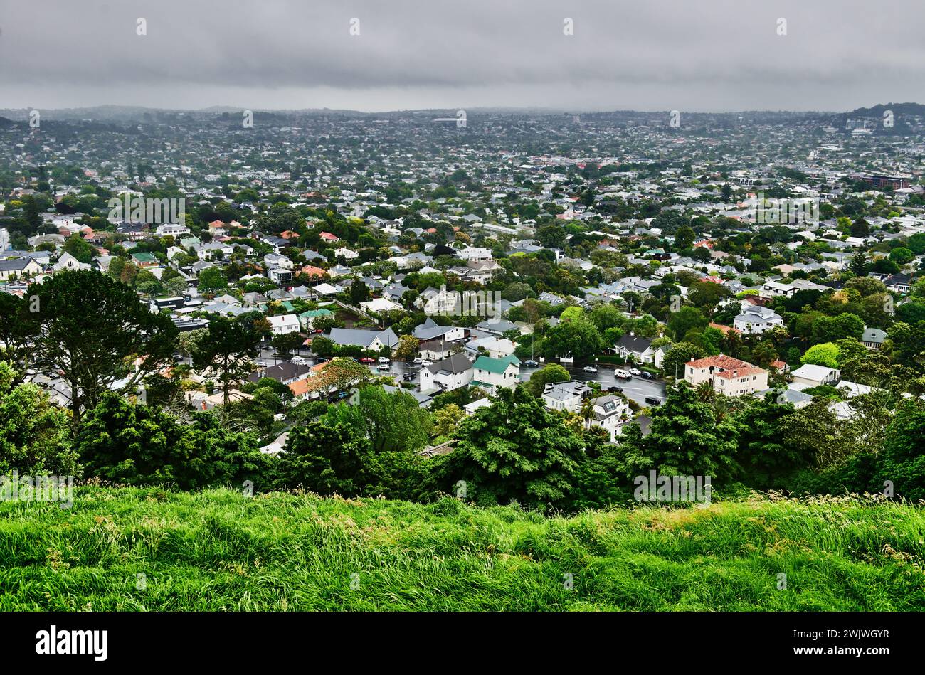 Blick auf Auckland, Nordinsel, Neuseeland Stockfoto