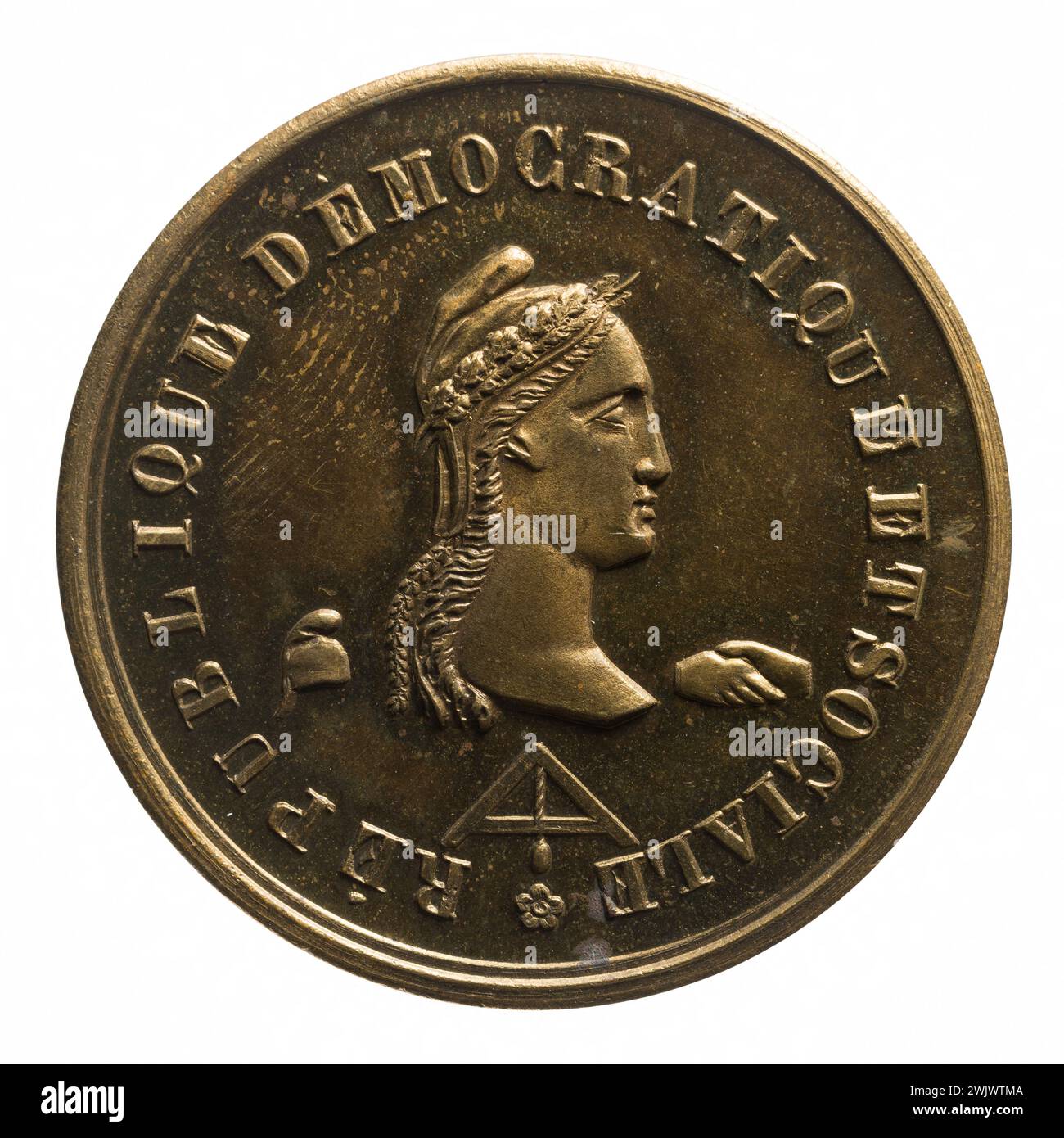 Repression of the Lyon Insurgency, 15.-16. Juni 1849. Goldenes Kupfer. 1849. Paris, Museum Carnavalet. 102018-22 Stockfoto