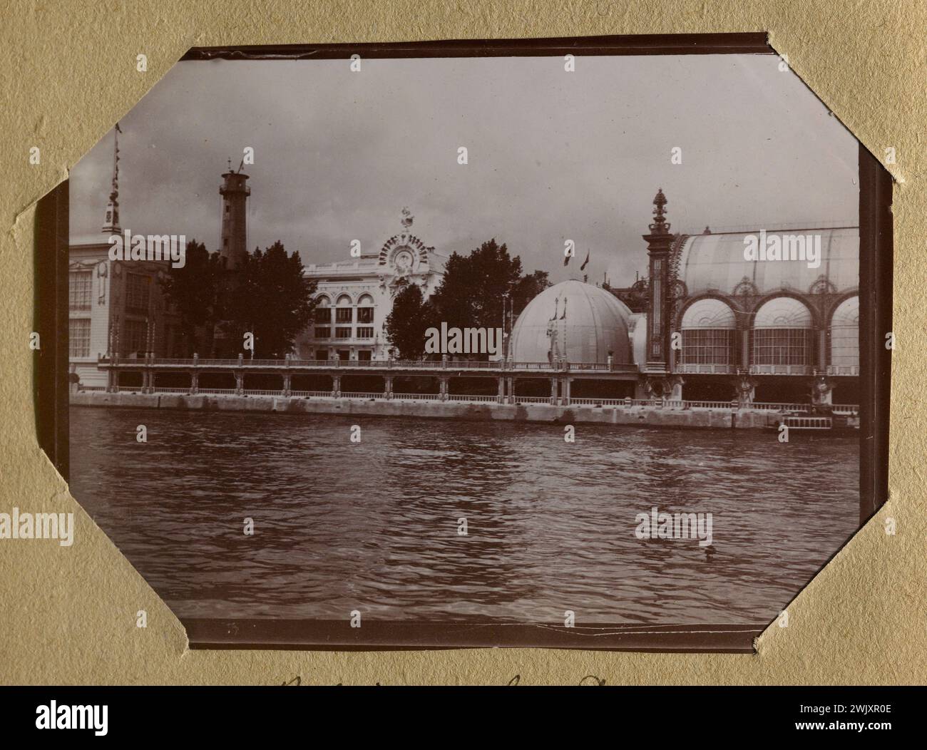 Anonym. Album der Weltausstellung 1900. Palais de la Danse. 1900. Museum der Schönen Künste der Stadt Paris, Petit Palais. Jahr 1900, Belle Epoque, Universalausstellung 1900 Stockfoto