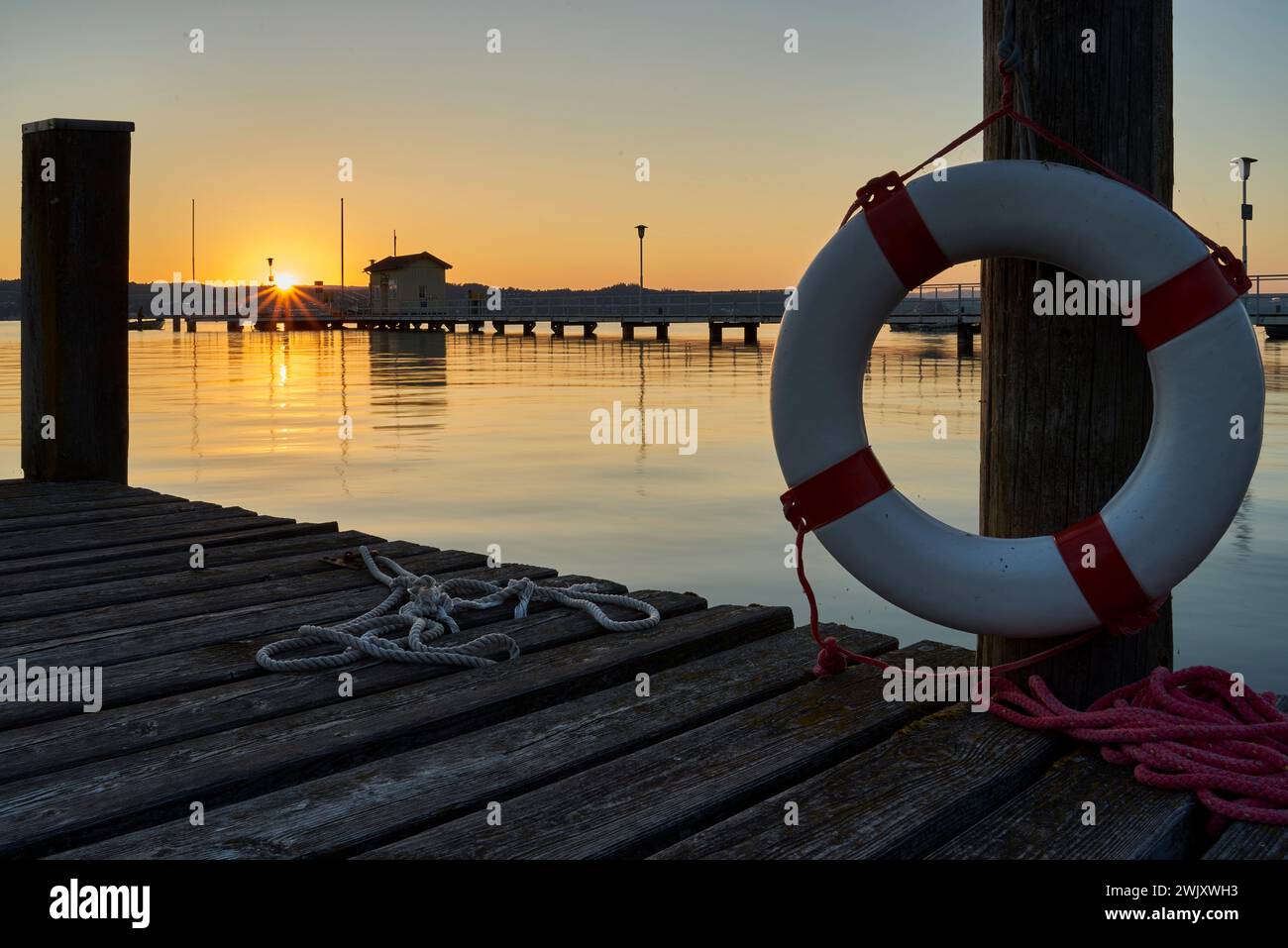 Deutschland, Baden-Württemberg, Bezirk, Konstanz, Stadt, Konstanz, Bodensee, Überlingersee, See, Dingelsdorf, Klausenhorn, lido Stockfoto