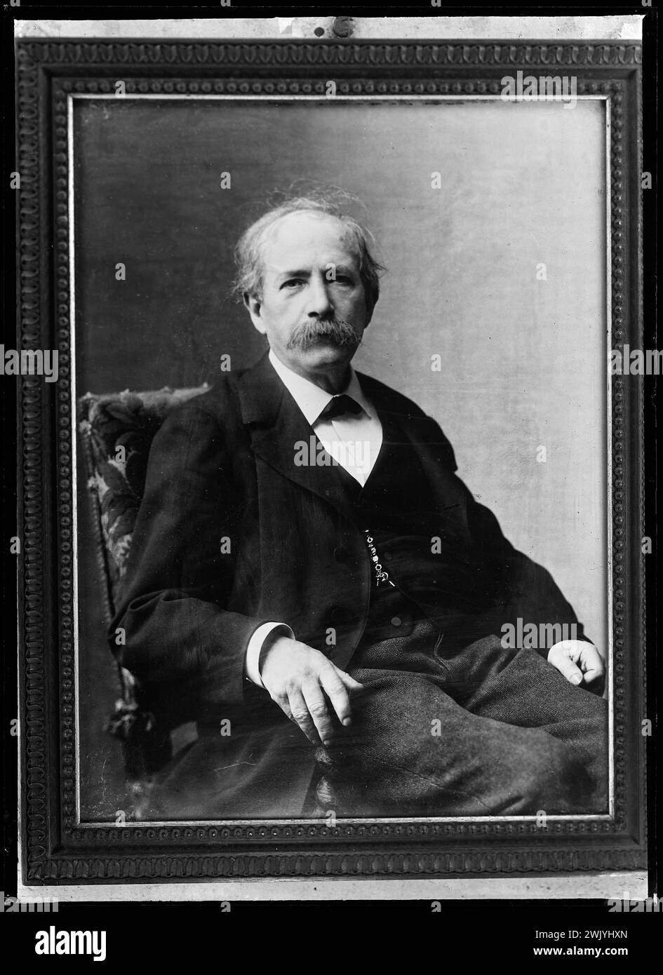 Marcellin Berthelot (gebräuchlicher Name). Fotoplatte aus Glas. Museum des romantischen Lebens. Stockfoto