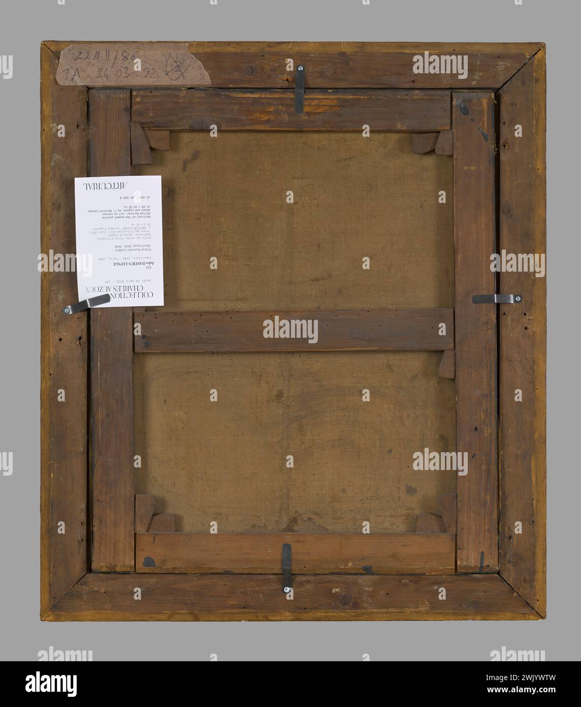 Bastien-Lepage, Jules (Nr. 1848-11-01-D.1884-12-10), Porträt des Emailleurs Alfred Garnier (1848-1908) (Haupttitel), 1870-06. Öl auf Leinwand. Petit Palais, Museum der Schönen Künste der Stadt Paris. Stockfoto