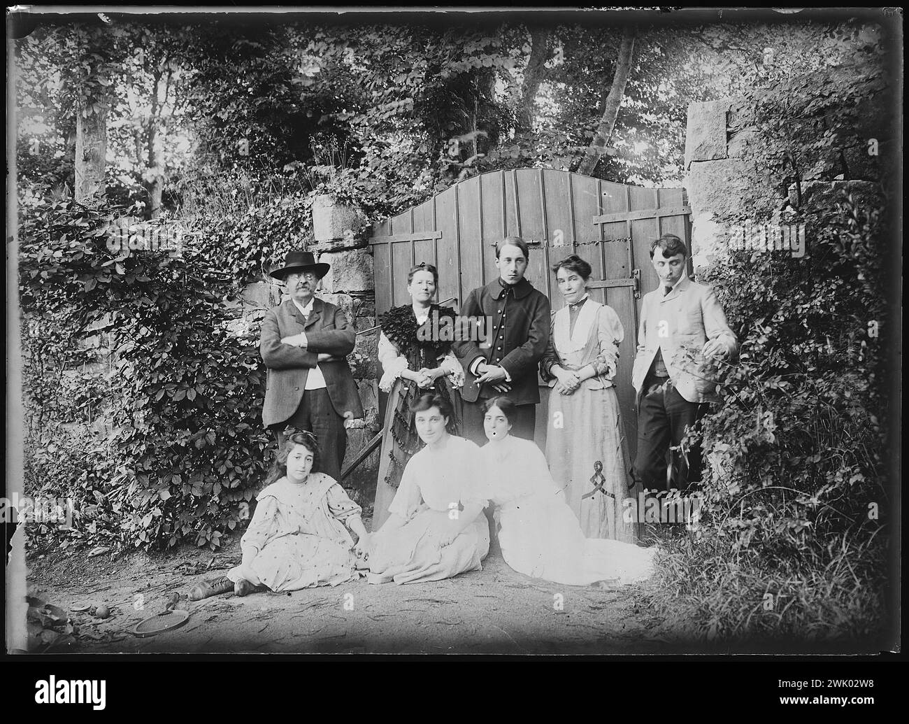 Alphonse, Rosmapamon (gebräuchlicher Name). Fotoplatte aus Glas. Museum des romantischen Lebens. Stockfoto