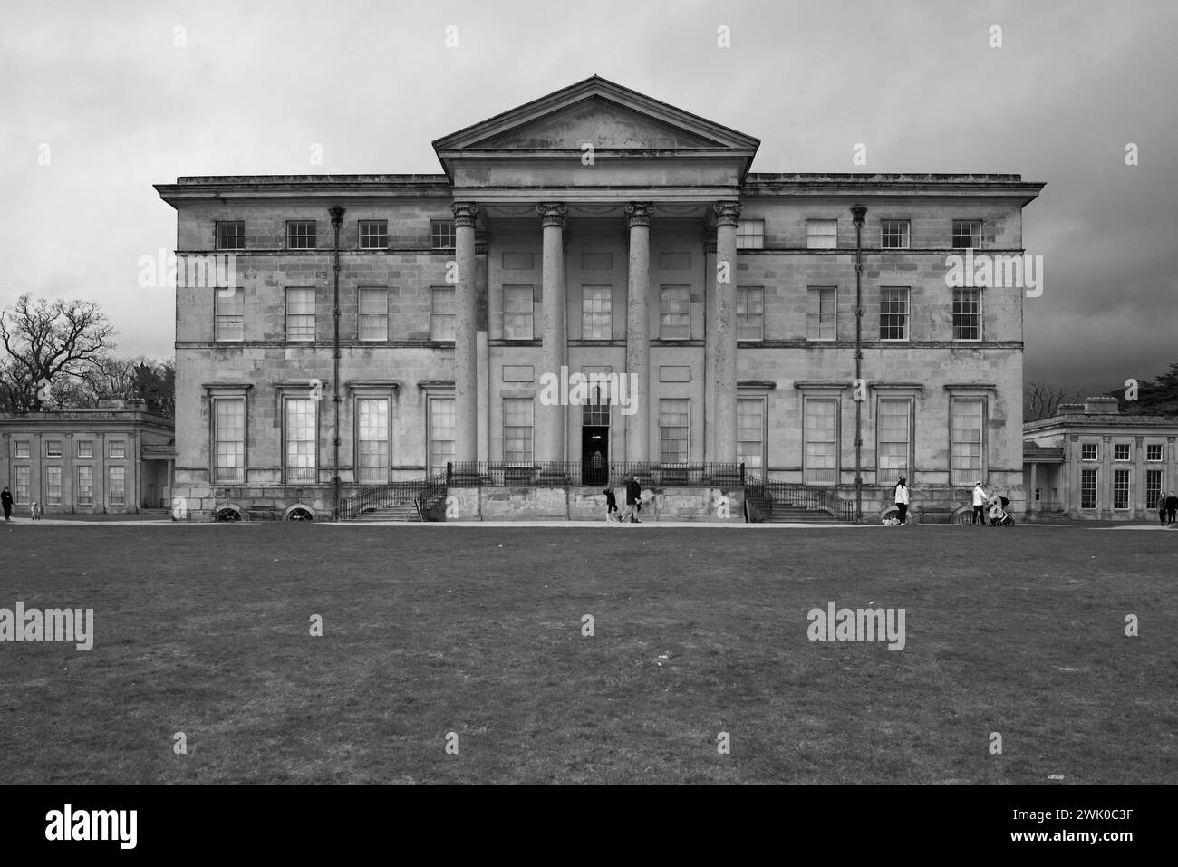 Bilder von Attingham Park Stately Home in der Nähe von Shrewsbury Shropshire, Gebäude und Park der Klasse I Stockfoto