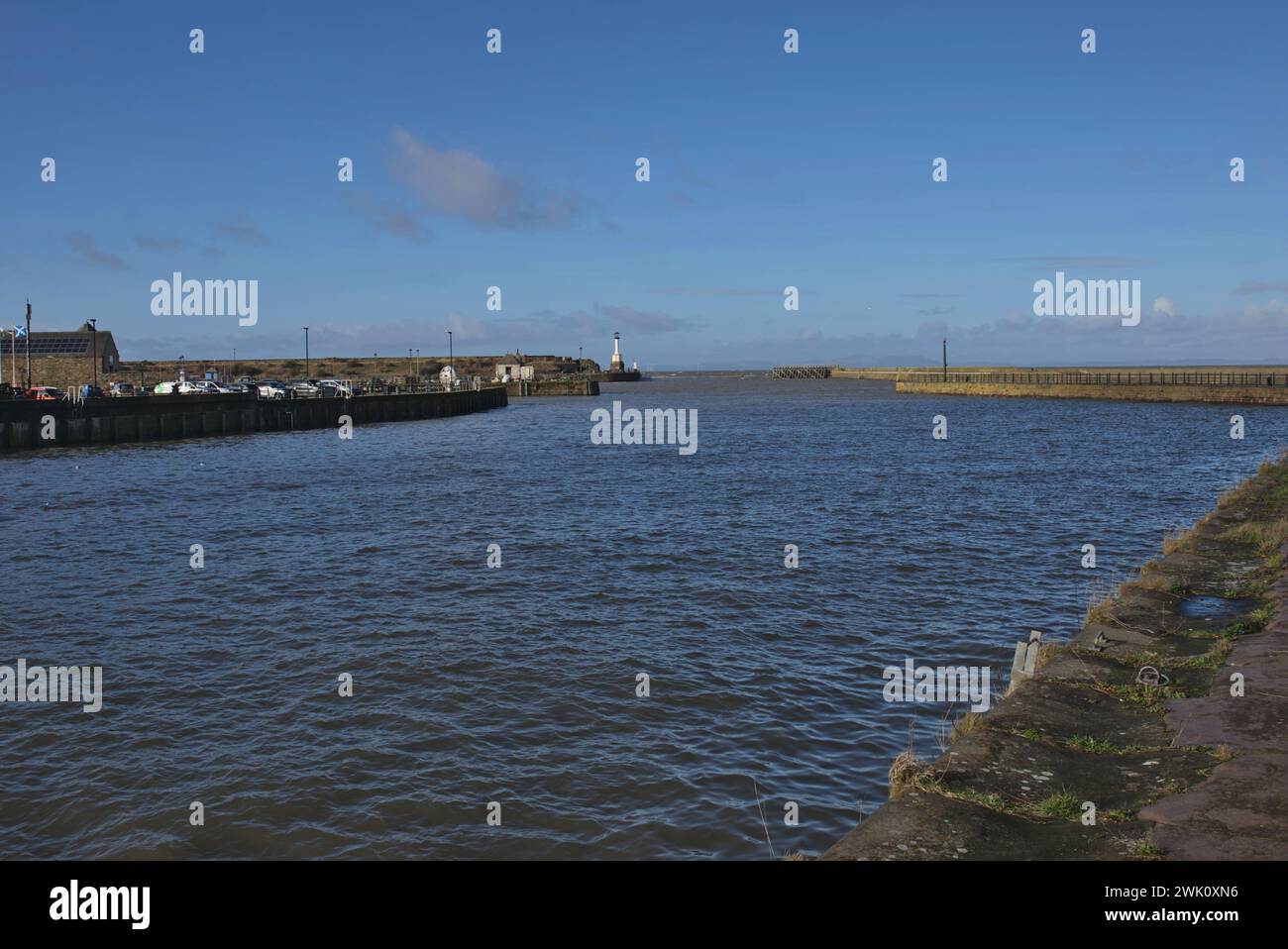 Der Hafen von Maryport, Cumbria, Großbritannien Stockfoto