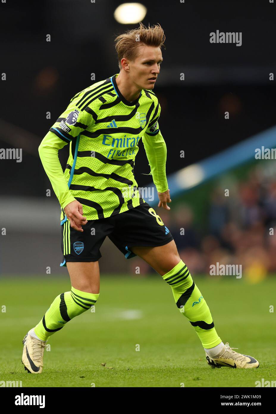 Burnley, Großbritannien. Februar 2024. Martin Odegaard von Arsenal während des Premier League-Spiels in Turf Moor, Burnley. Der Bildnachweis sollte lauten: Gary Oakley/Sportimage Credit: Sportimage Ltd/Alamy Live News Stockfoto