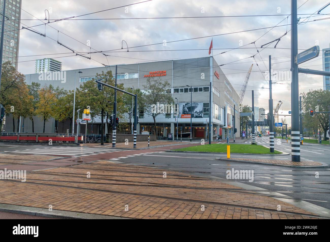 Rotterdam, Nederland - 22. Oktober 2023: Maritime Museum in Rotterdam. Stockfoto