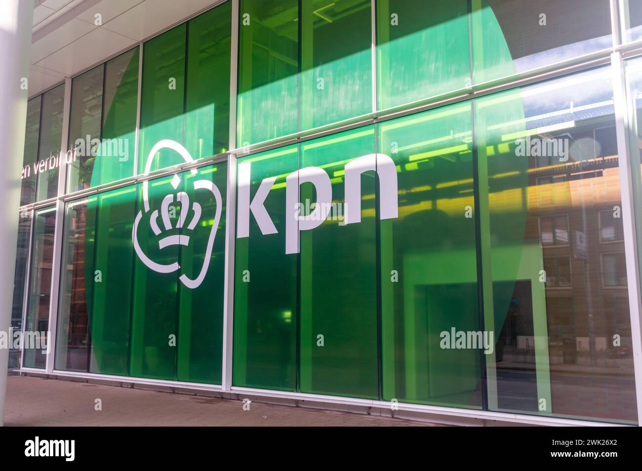 Rotterdam, Nederland - 22. Oktober 2023: Koninklijke KPN N.V. niederländisches Telekommunikationsunternehmen. Stockfoto