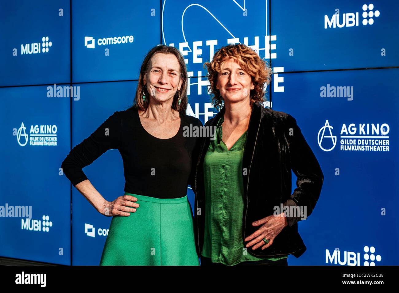 Mariette Rissenbeek und Tricia Tuttle beim Empfang der Arthouse-Kino Verbände Cicae und der AG Kino Gilde im Rahmen der Berlinale 2024 / 74. Internationale Filmfestspiele Berlin in der SAP Lounge. Berlin, 17.02.2024 *** Mariette Rissenbeek und Tricia Tuttle beim Empfang der Arthouse-Kinoverbände Cicae und AG Kino Gilde im Rahmen der Berlinale 2024 74 Berlin International Film Festival in der SAP Lounge Berlin, 17 02 2024 Foto:XM.xHuebnerx/xFuturexImagex Arthouse 4207 Stockfoto