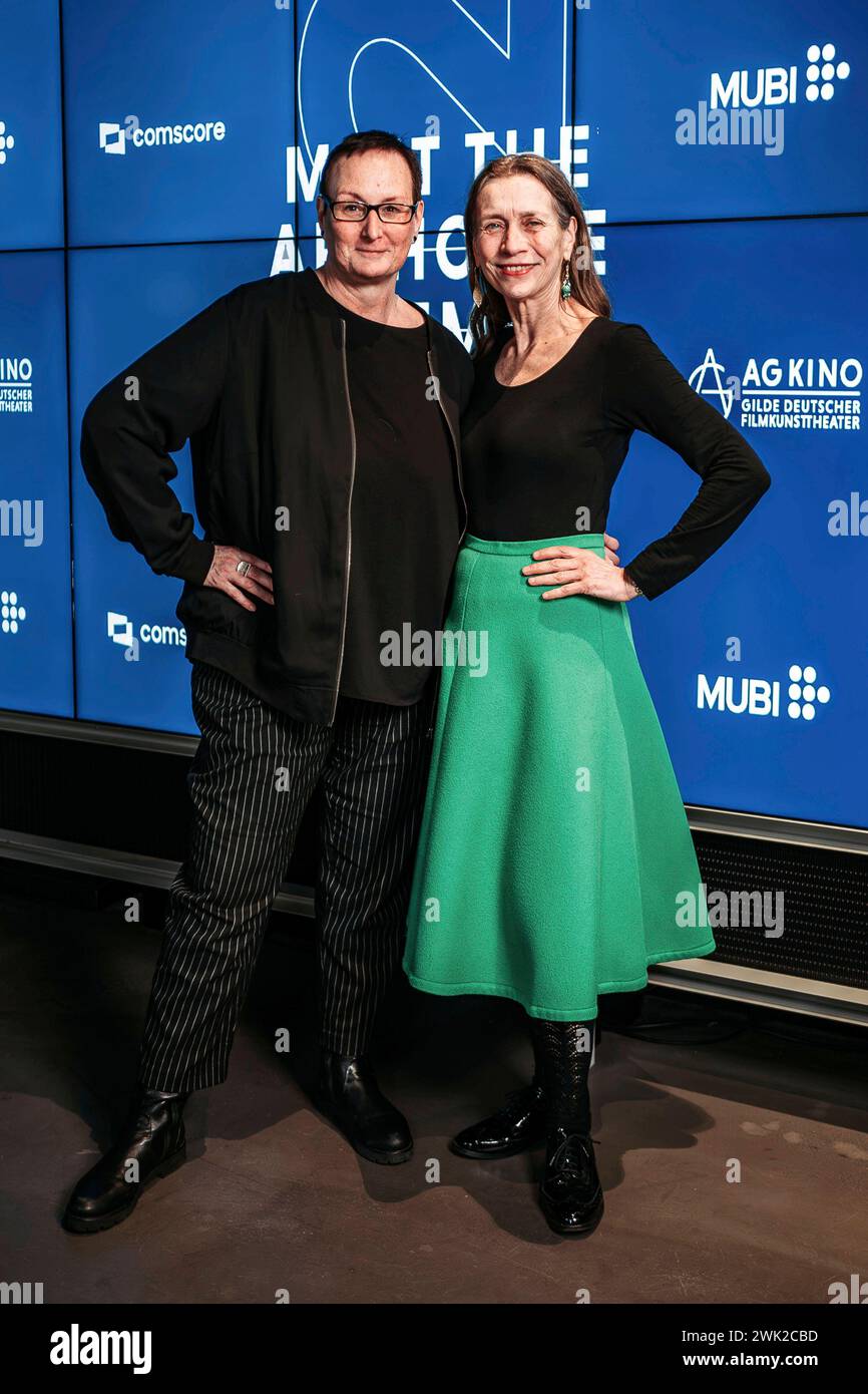 Petra Rockenfeller und Mariette Rissenbeek beim Empfang der Arthouse-Kino Verbände Cicae und der AG Kino Gilde im Rahmen der Berlinale 2024 / 74. Internationale Filmfestspiele Berlin in der SAP Lounge. Berlin, 17.02.2024 *** Petra Rockenfeller und Mariette Rissenbeek beim Empfang der Arthouse-Kinoverbände Cicae und AG Kino Gilde im Rahmen der Berlinale 2024 74 Berlin International Film Festival in der SAP Lounge Berlin, 17 02 2024 Foto:XM.xHuebnerx/xFuturexImagex Arthouse 4201 Stockfoto