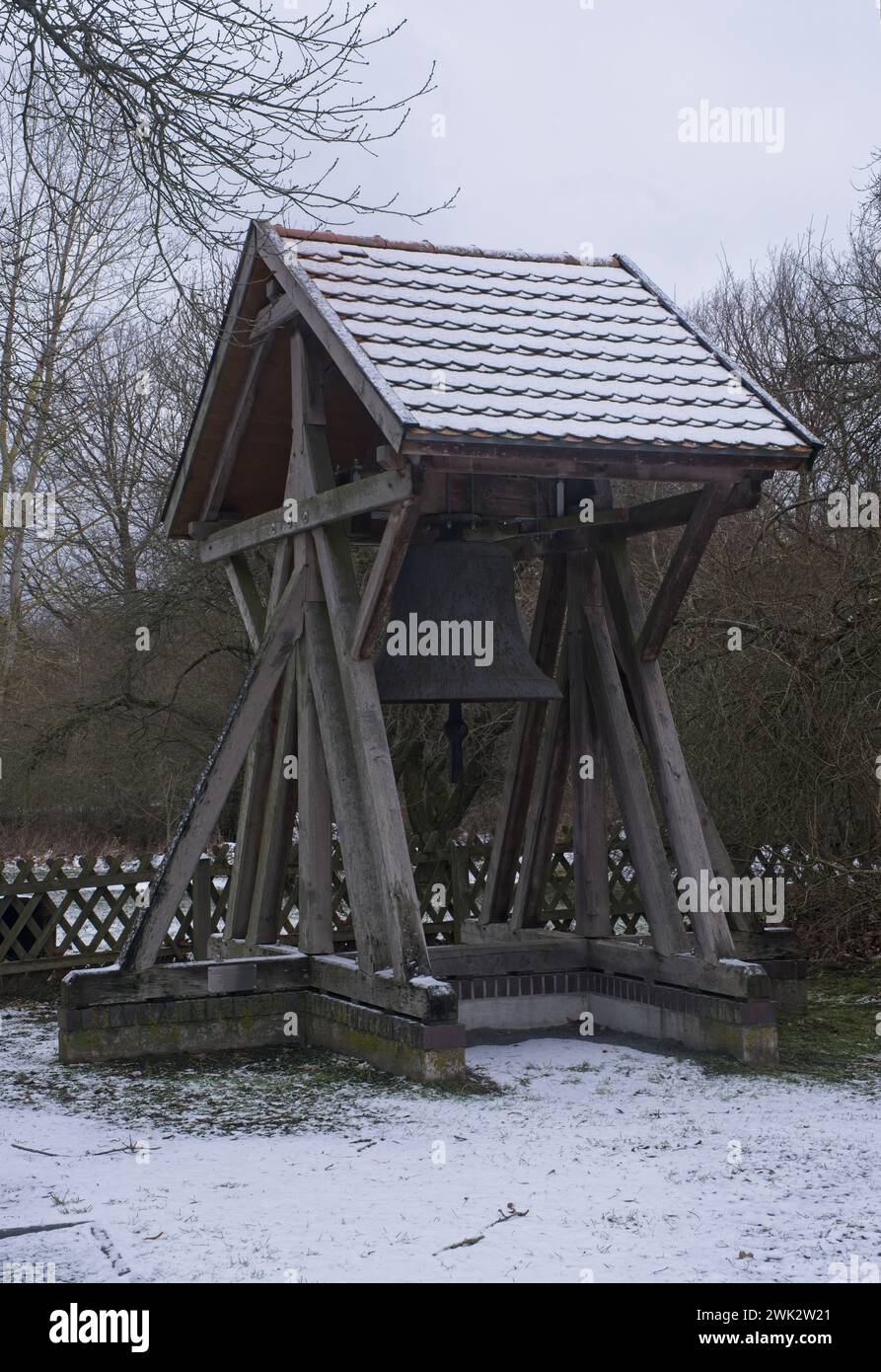 Neubrandenburg - 15. Januar 2024: Stalag II. Ein Gefangenenlager. Etwa 6000 sowjetische Kriegsgefangene und 500 Kriegsgefangene mit einer anderen Nationalität starben in t Stockfoto