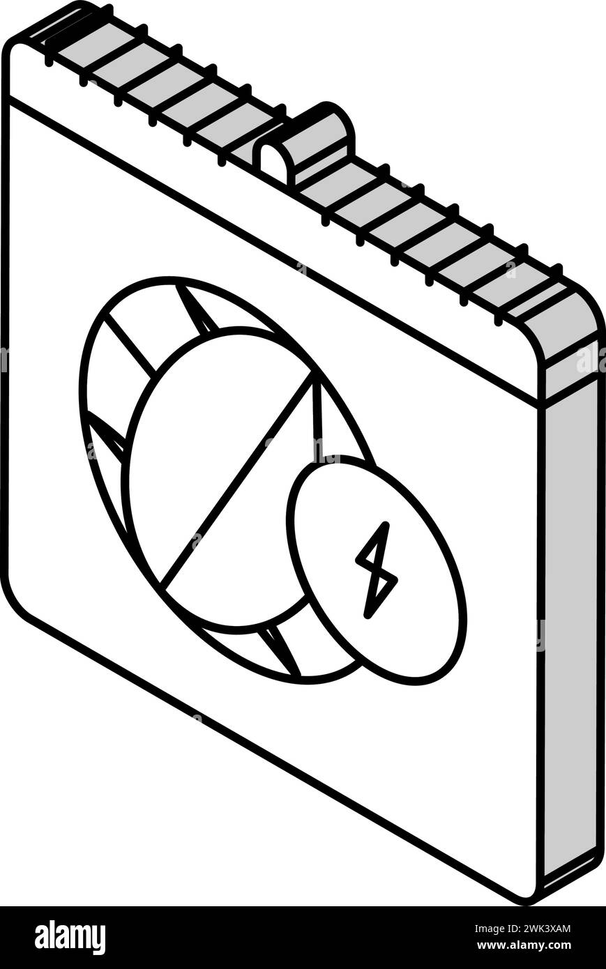 Isometrisches Symbol des Erdtags Vektor-Illustration Zeichen Stock Vektor