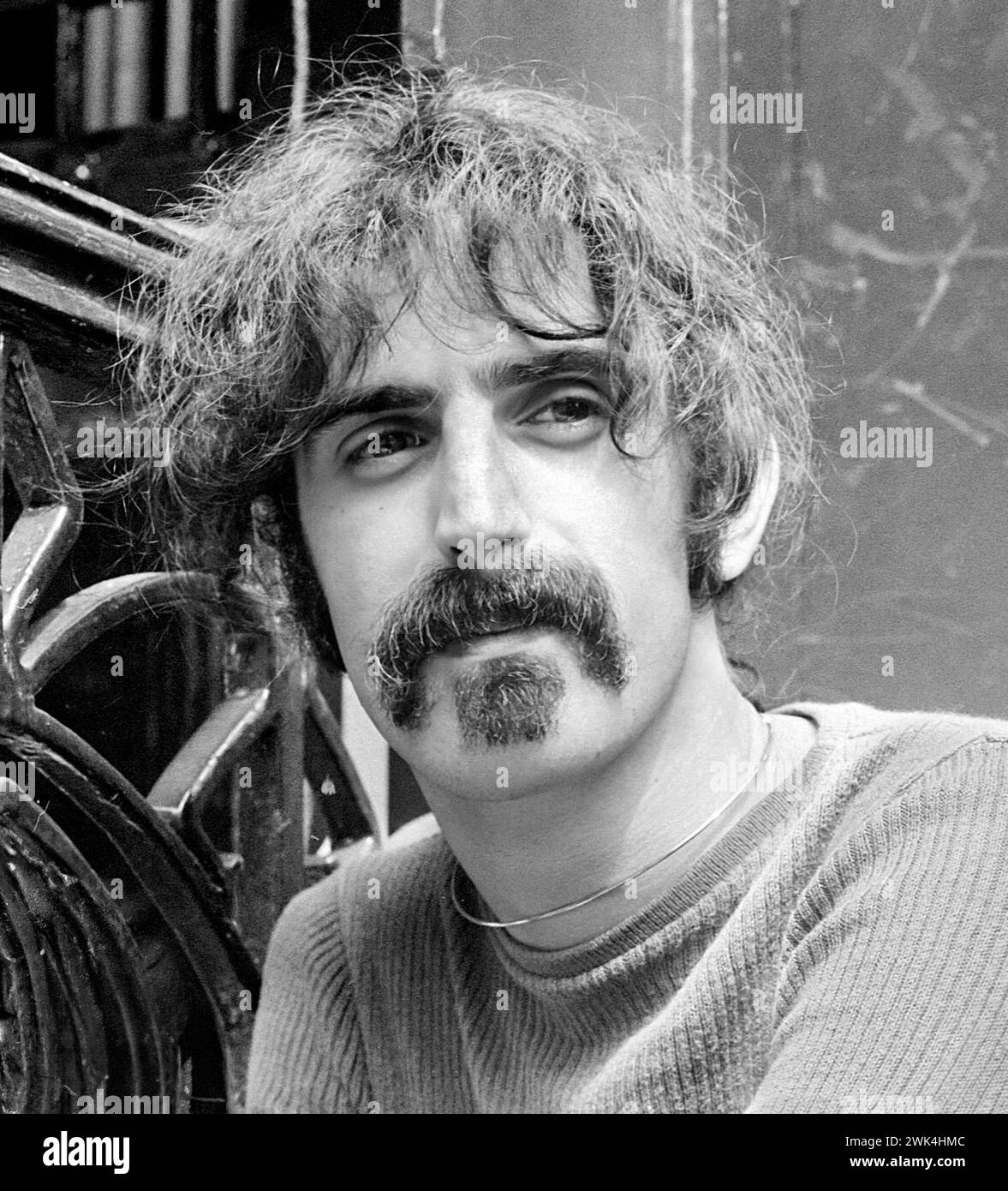 Frank Zappa. Porträt des amerikanischen Musikers Frank Vincent Zappa (1940–1993) aus dem Jahr 1970 Stockfoto