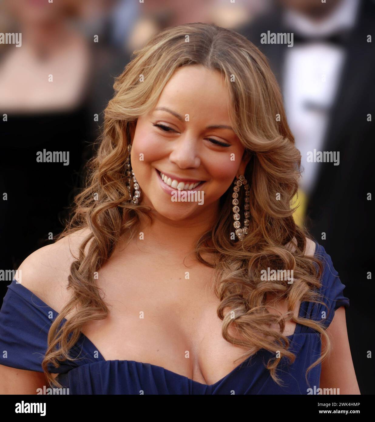 Mariah Carey. Porträt der amerikanischen Sängerin Mariah Carey (* 1969) auf dem roten Teppich bei den 82. Academy Awards 2010 Stockfoto