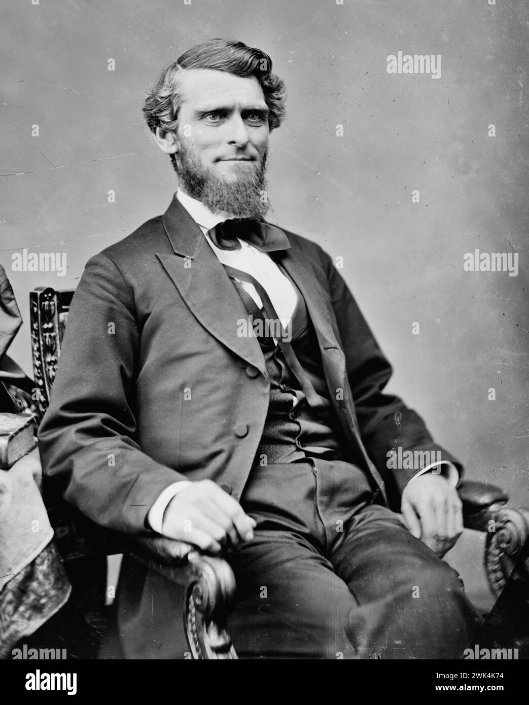 Arthur Ingram Boreman (24. Juli 1823 – 19. April 1896) war der erste Gouverneur von West Virginia und Senator der Vereinigten Staaten sowie vertrat das Wood County im Repräsentantenhaus von Virginia. Stockfoto