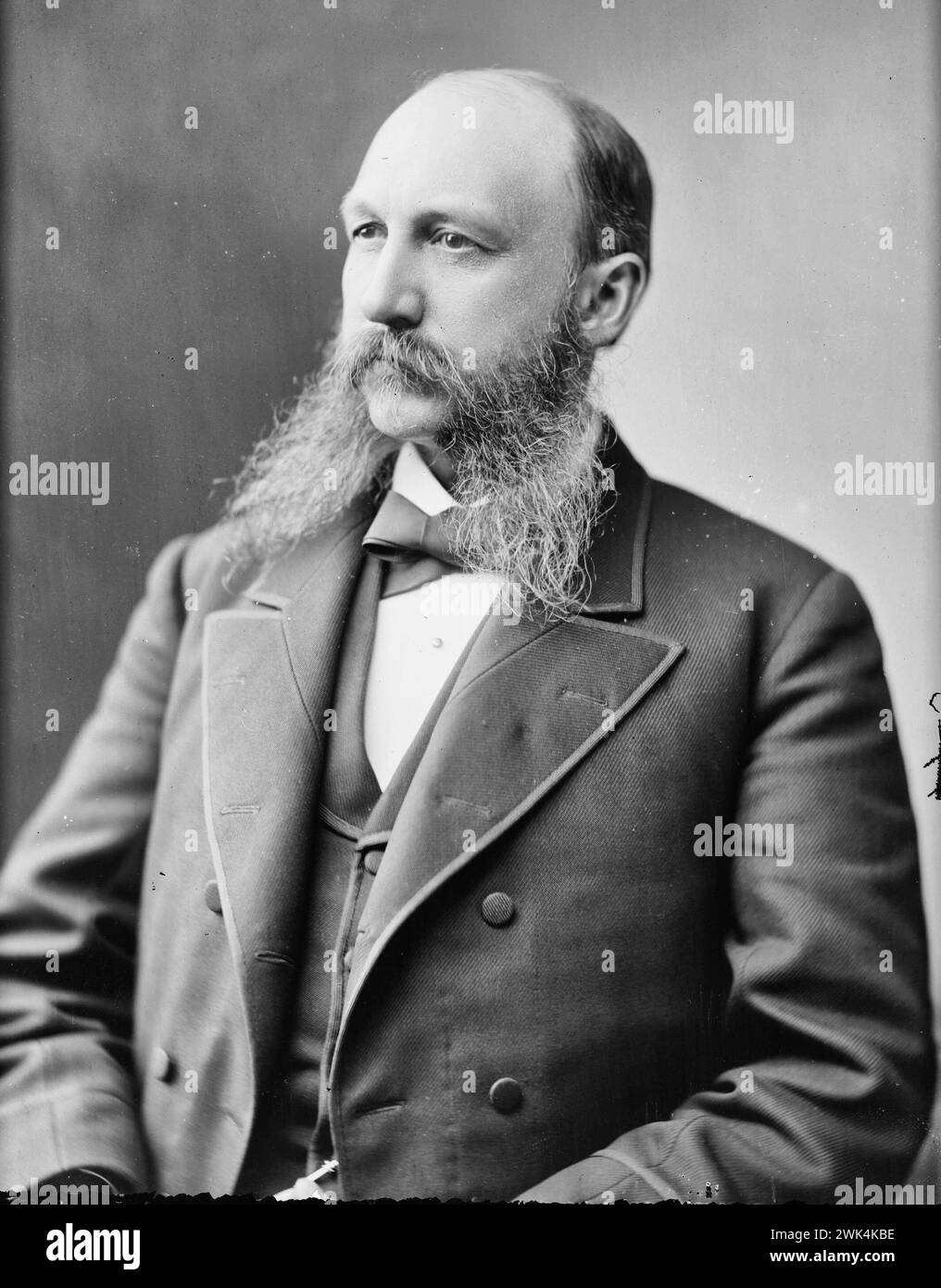 Henry M. Mathews, 5. Gouverneur von West Virginia, 1877-1881 Stockfoto