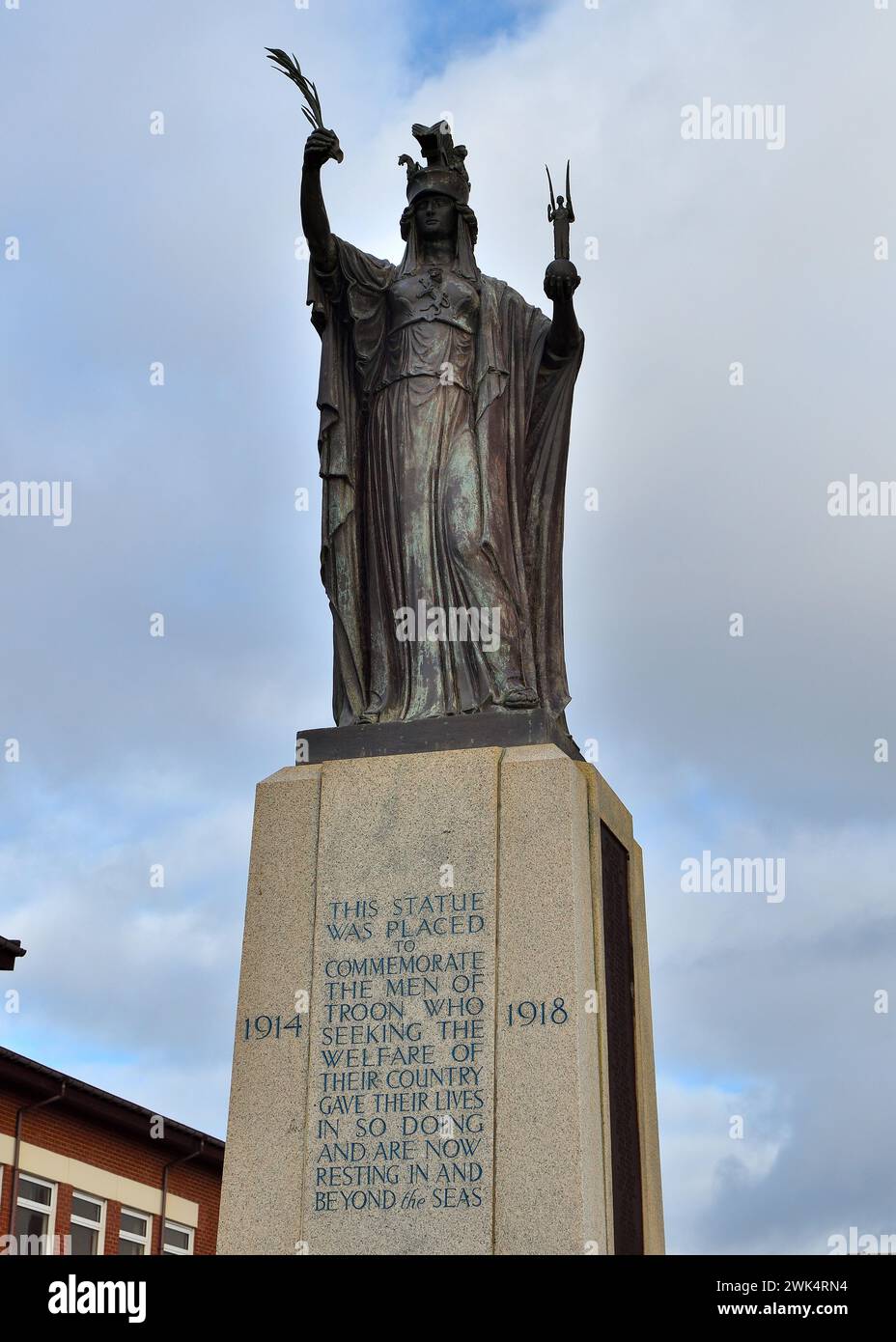 Troon War Memorial Stockfoto