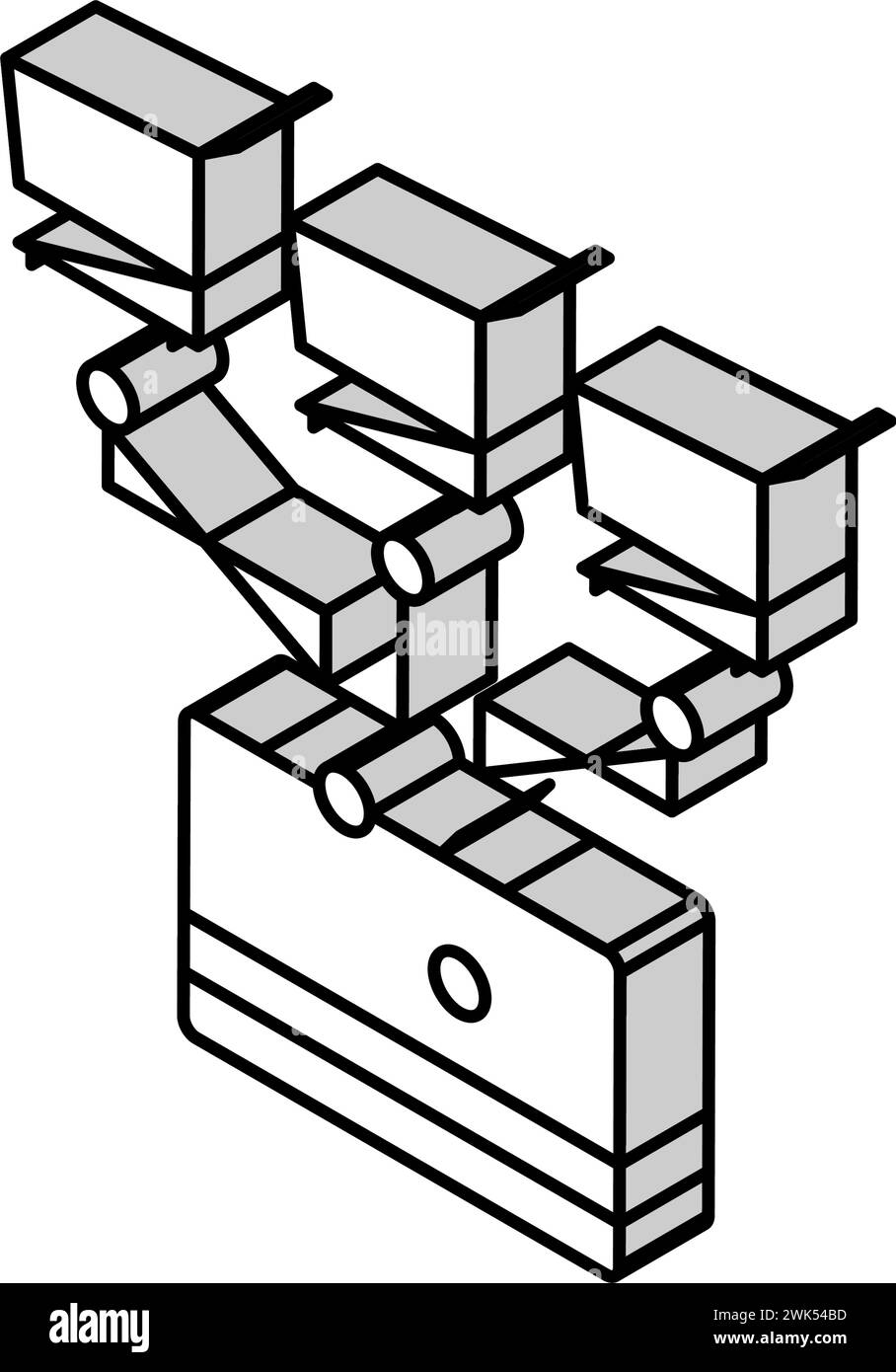 Isometrische Symbolvektorgrafik der Diskontkarte Stock Vektor