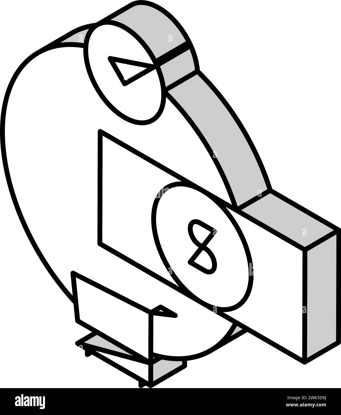 Käufe Zahlung mit Isometrie Iconvektor Illustration Stock Vektor