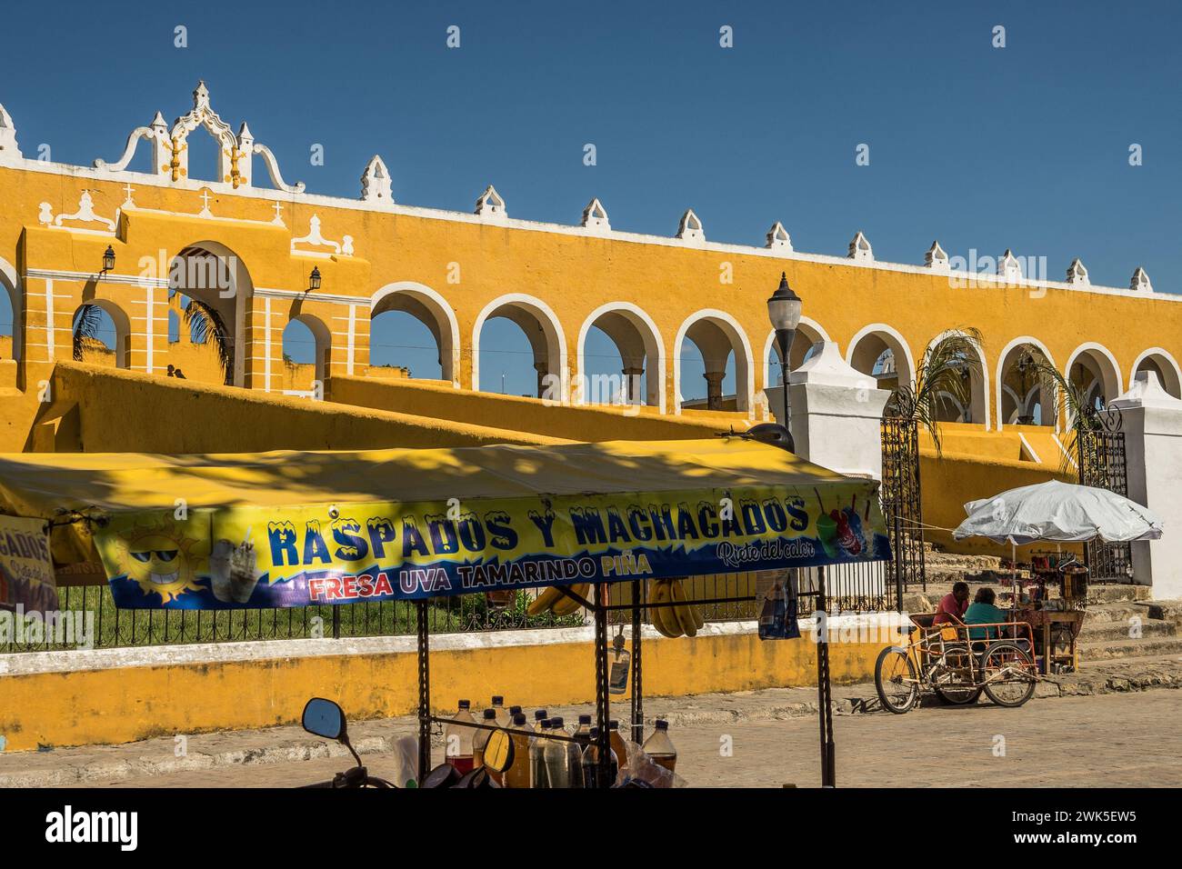 Izamal, Yucatan, Mexiko, Pueblo Magico Stockfoto