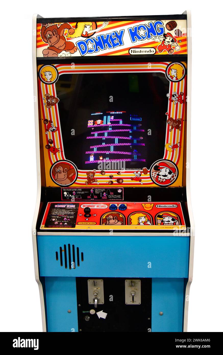 Donkey Kong ein klassisches Arcade-Spiel von Nintendo Stockfoto