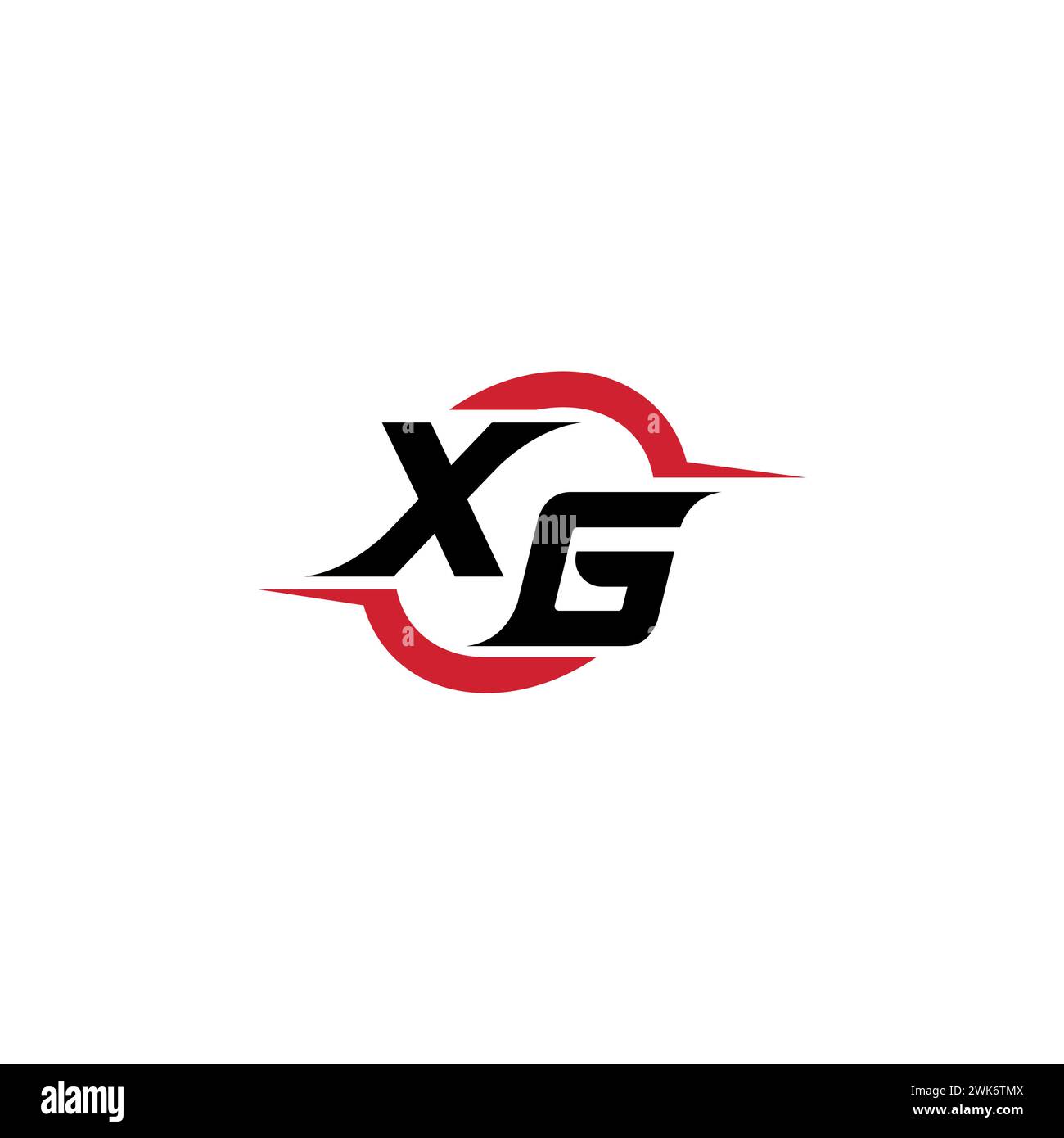 XG Initial Logo cooles und stylisches Konzept für E-Sport- oder Gaming-Logo als Inspiration Stock Vektor