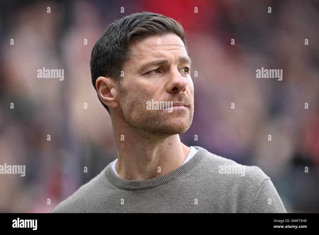 Coach Xabi Alonso Bayer 04 Leverkusen Portrait, Voith-Arena, Heidenheim, Baden-Württemberg, Deutschland Stockfoto