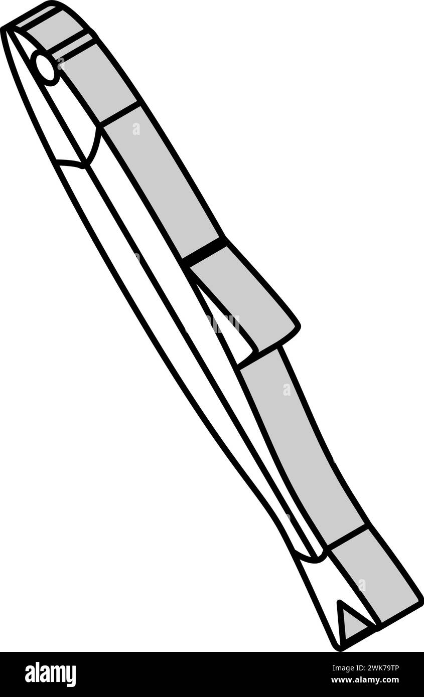 japanische Sardellen-Isometrische Iconvektor-Illustration Stock Vektor