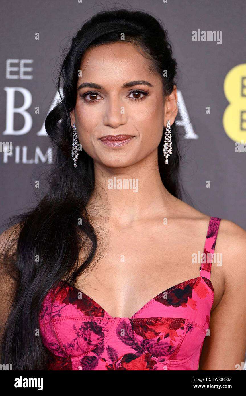 Amita Suman bei der Verleihung der BAFTA Film Awards 2024 / 77. British ...