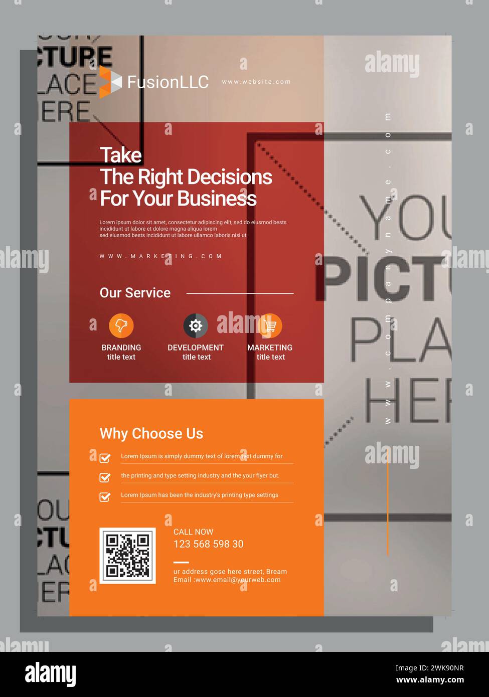 Vektor Moderne Corporate Business a4 Flyer Vorlage Design Stock Vektor