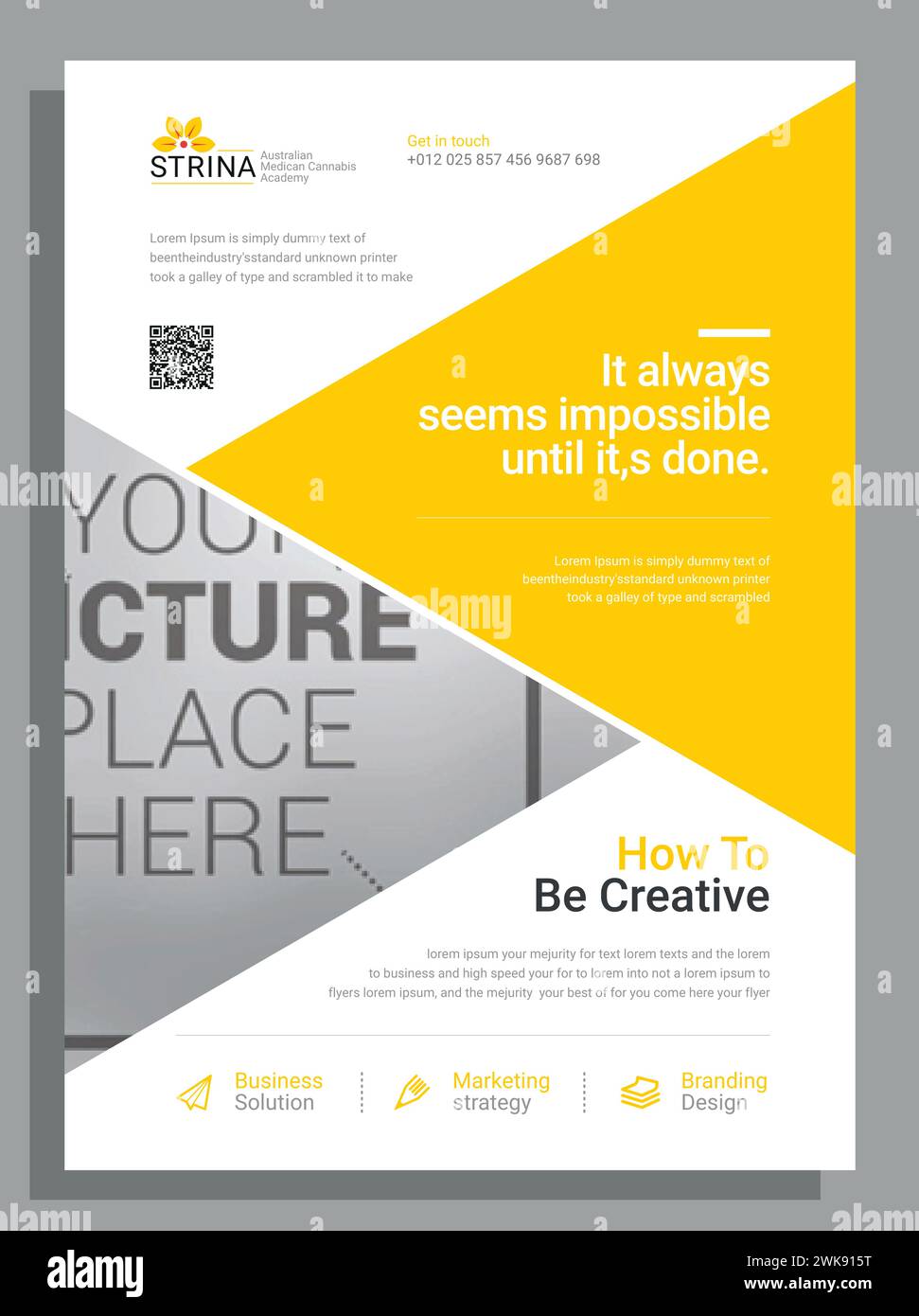 Vektor Moderne Corporate Business a4 Flyer Vorlage Design Stock Vektor