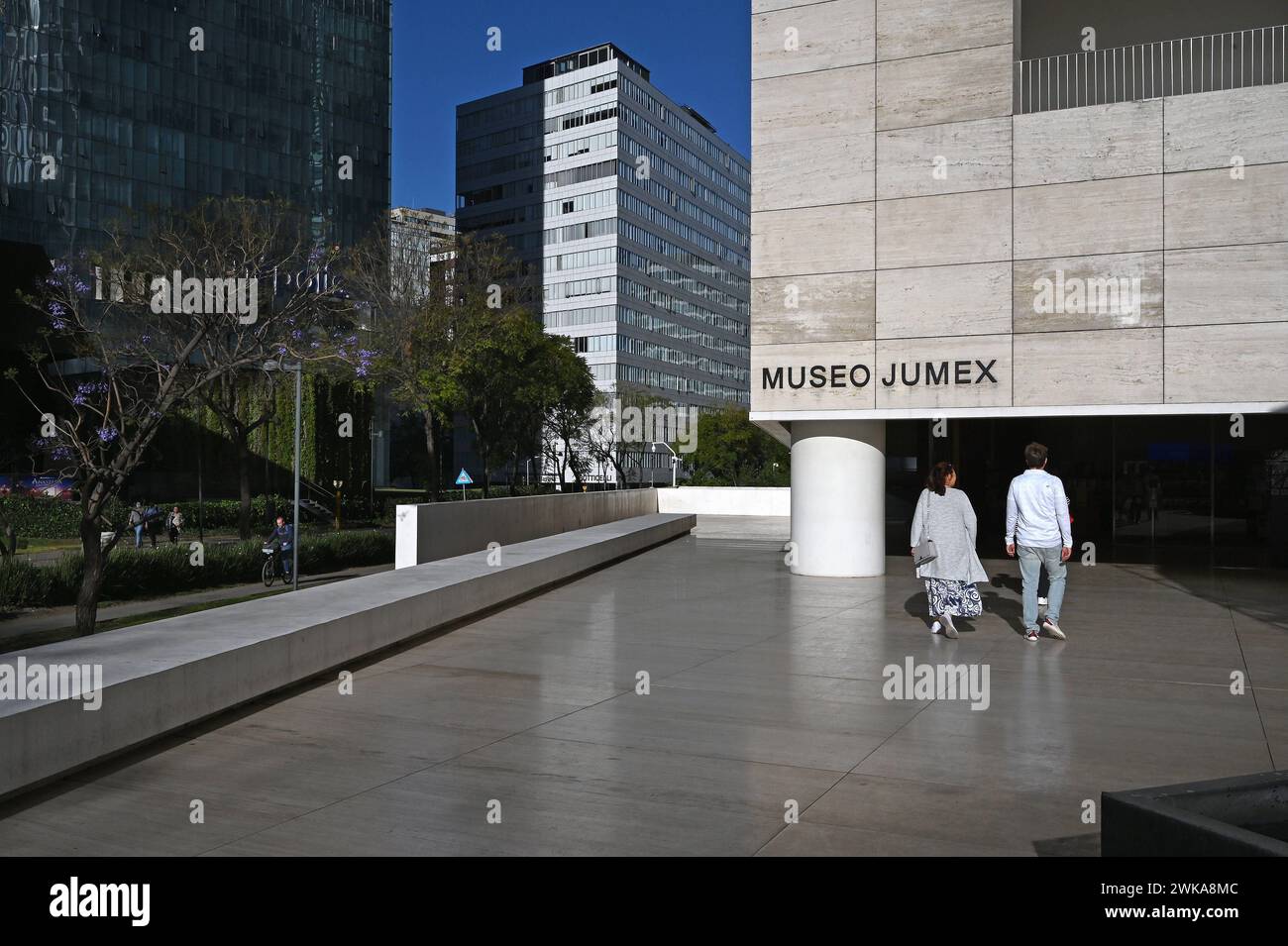 Kunstmuseum Museo Jumex im Stadtteil Polanco, Mexiko-Stadt *** Museo Jumex Kunstmuseum im Polanco-Viertel, Mexiko-Stadt Stockfoto