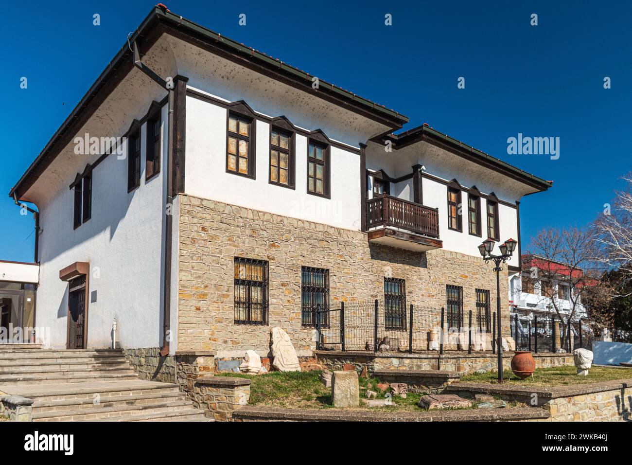 NI Institute for Conservation Cultural Monuments and Museum, Stip, Republik Nordmazedonien. Stockfoto
