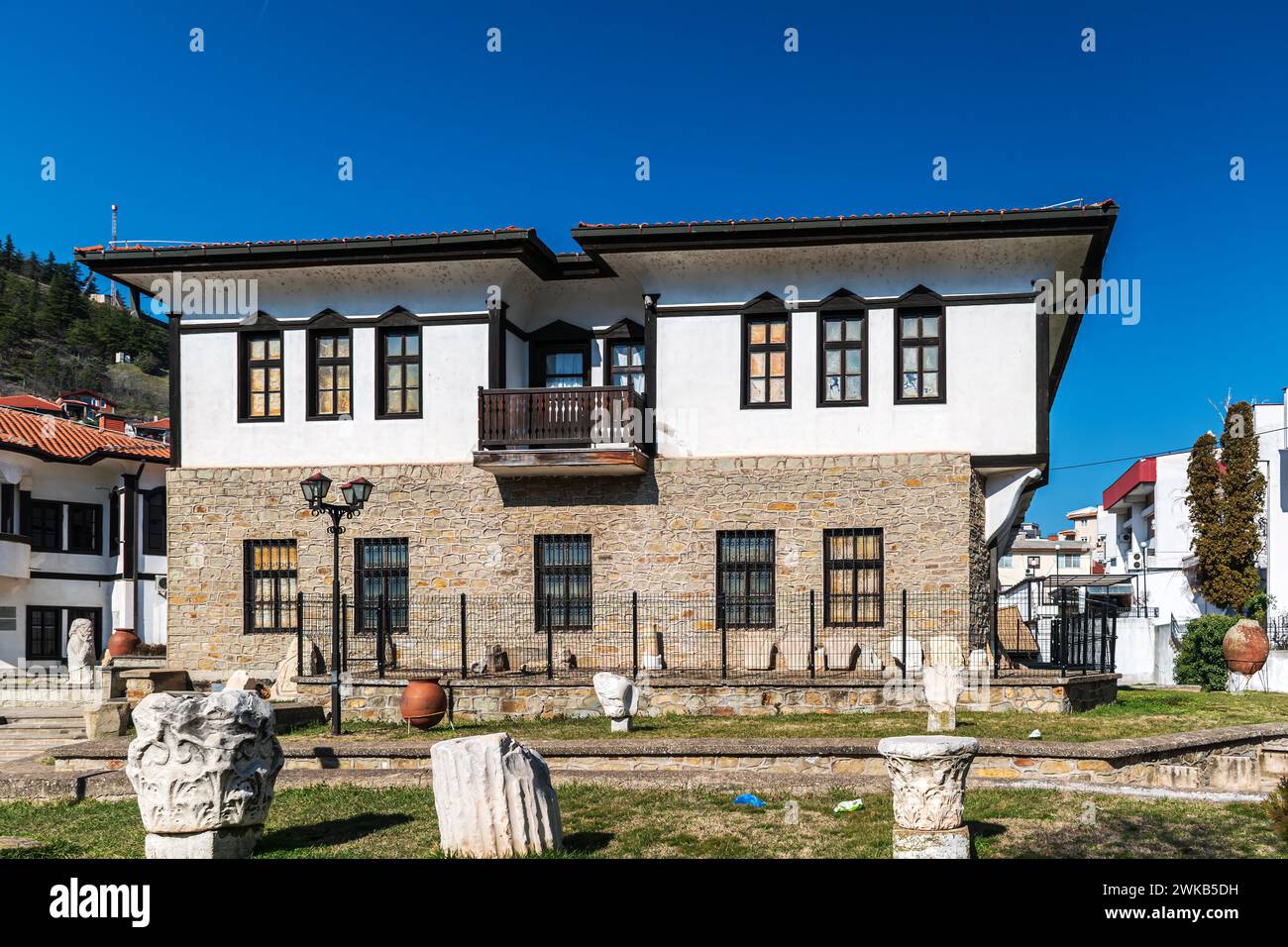 NI Institute for Conservation Cultural Monuments and Museum, Stip, Republik Nordmazedonien. Stockfoto