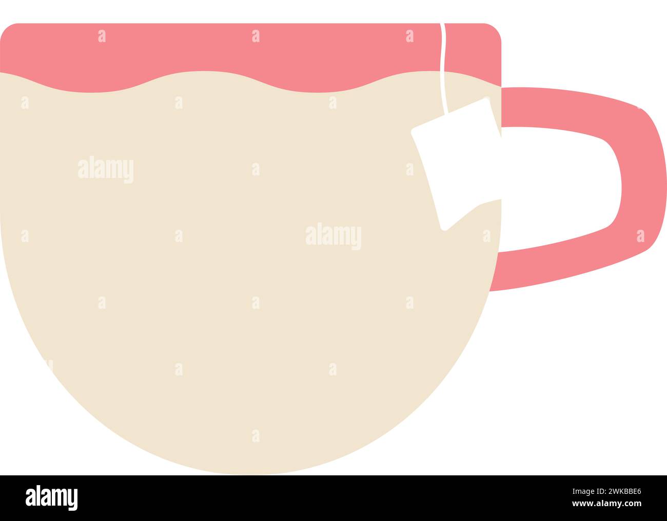 Isolierte Teetasse Symbol Vektor Stock Vektor