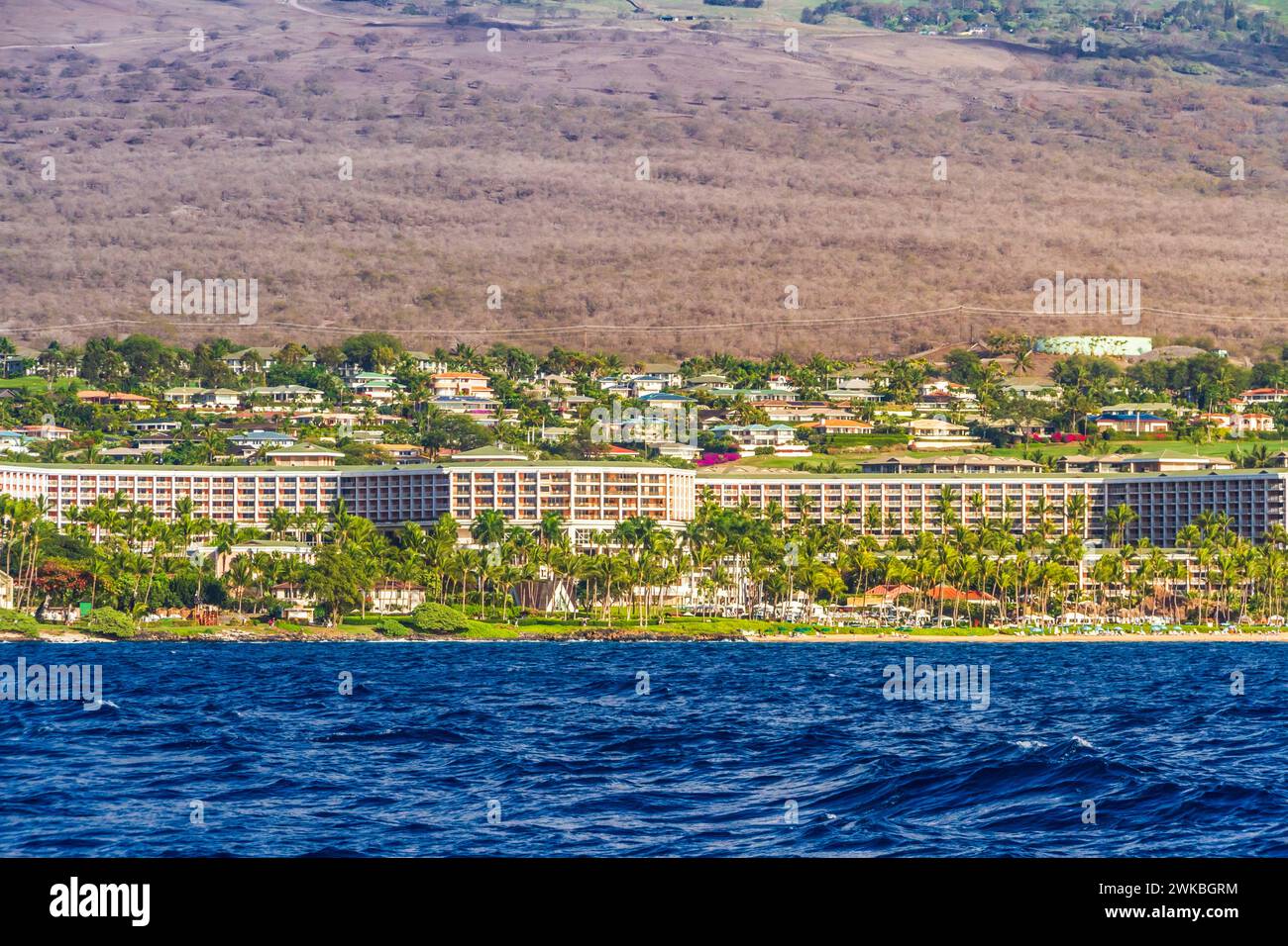 Küste der Insel Maui auf Hawaii. Stockfoto