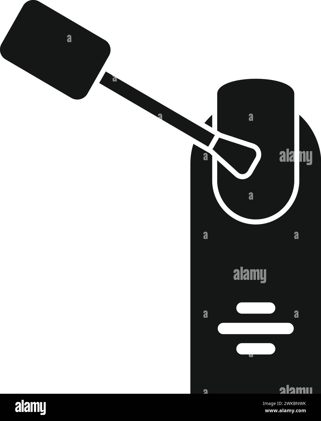 nagellack Icon einfacher Vektor. Schönheitsverfahren. Mode weiblich Stock Vektor nagellack Icon einfacher Vektor. Schönheitsverfahren. Mode weiblich Stock Vektor