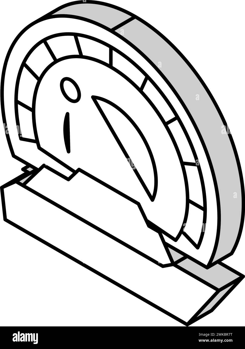 kasino Kreuzfahrt isometrische Iconvektorillustration Stock Vektor