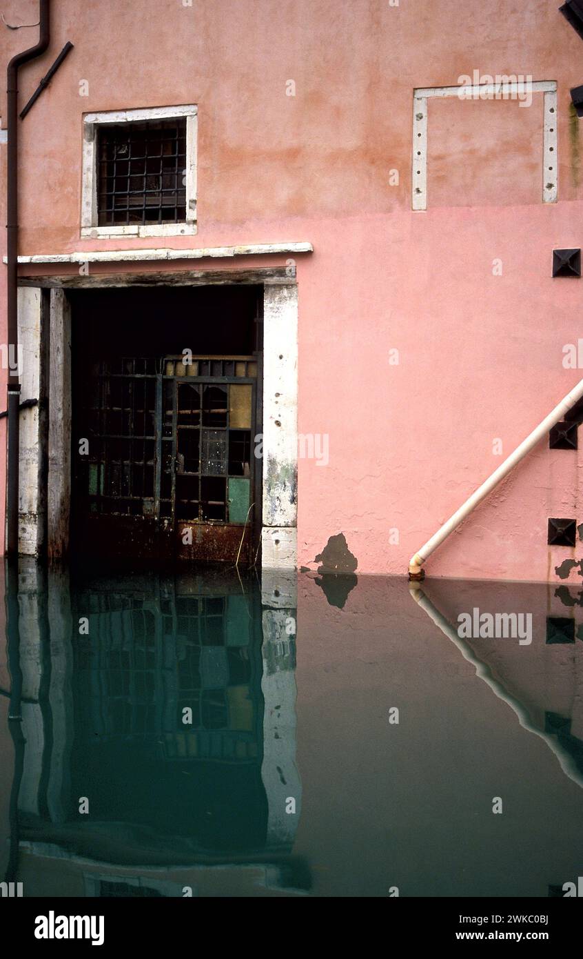 Aqua Alta, Venedig, Italien, Europa Stockfoto