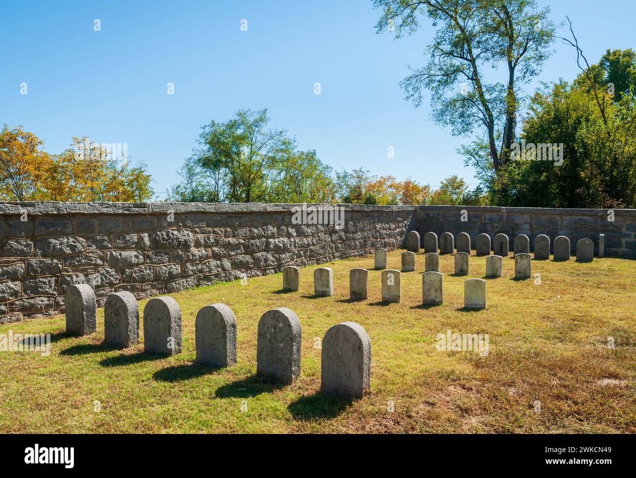 Das Stones River National Battlefield im Rutherford County, Tennessee, USA Stockfoto