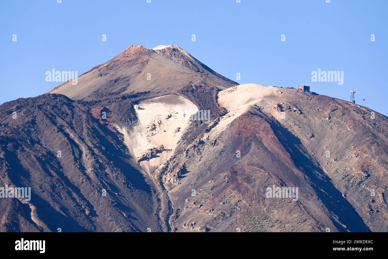 Pico del Teide Vulkanlandschaft auf Teneriffa Stockfoto