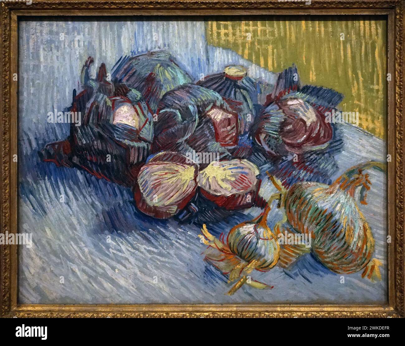Rotkohl und Knoblauch (1887) von Vincent van Gogh (1853-1890) Stockfoto