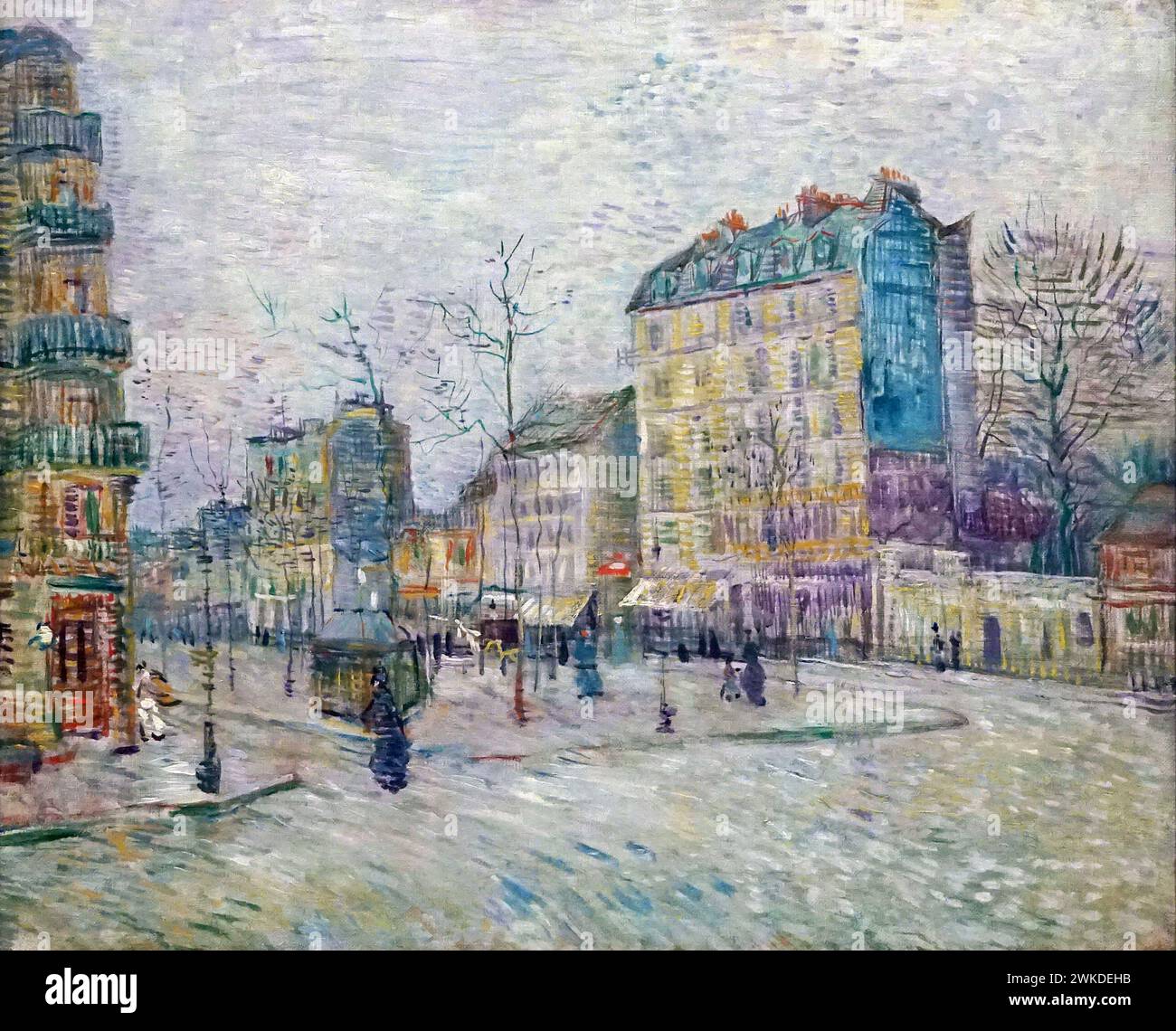 Boulevard de Clichy (1887) von Vincent van Gogh (1853-1890) Stockfoto