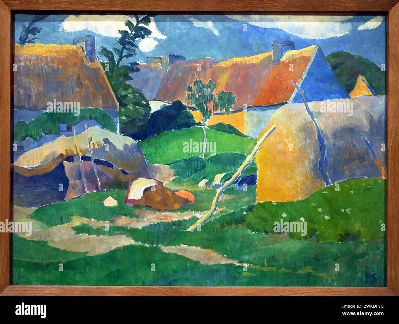 Bauernhof in der Bretagne von Paul Sérusier (1863-1927) Stockfoto